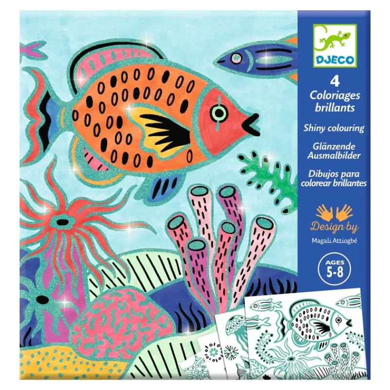 Djeco Art / Craft|Age 7 & 8^Under the Sea Colouring