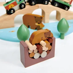 Tender Leaf Toys Wooden Blocks|Vehicles / Cars / Trucks^Wild Pines Large Train Set