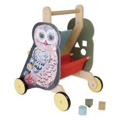 Manhattan Toy Early Learning|Walkers / Push Along's^Wildwoods Owl Activity Walker