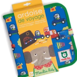 Moulin Roty Art / Craft|Age 5 & 6^Wipe Clean Travel Doodling Book