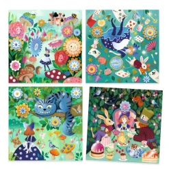 Djeco Art / Craft|Age 9 & 10^Wonderland Fairy Tale to Decorate