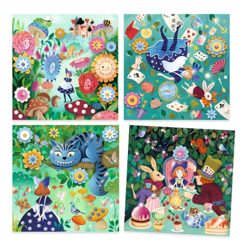 Djeco Art / Craft|Age 9 & 10^Wonderland Fairy Tale to Decorate