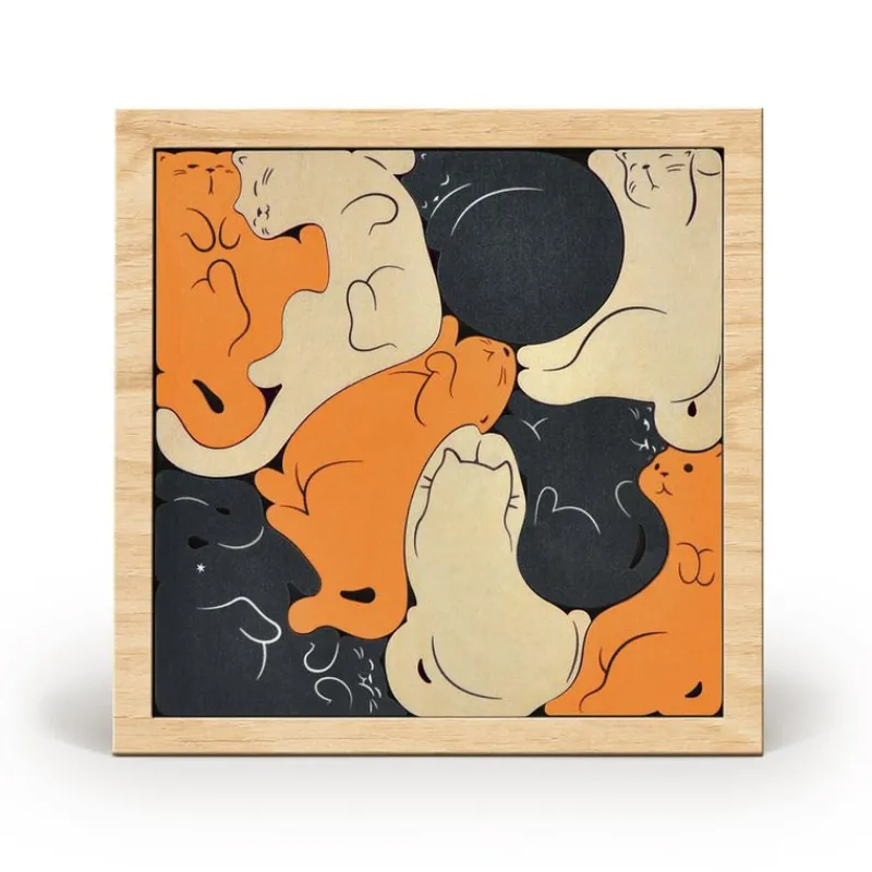 Fred Wooden Puzzles|Jigsaws / Puzzles^Wood Puzzle - Kitty Corner
