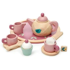Tender Leaf Toys Role Play|Kitchen / Play Food^Wooden Birdie Tea Set