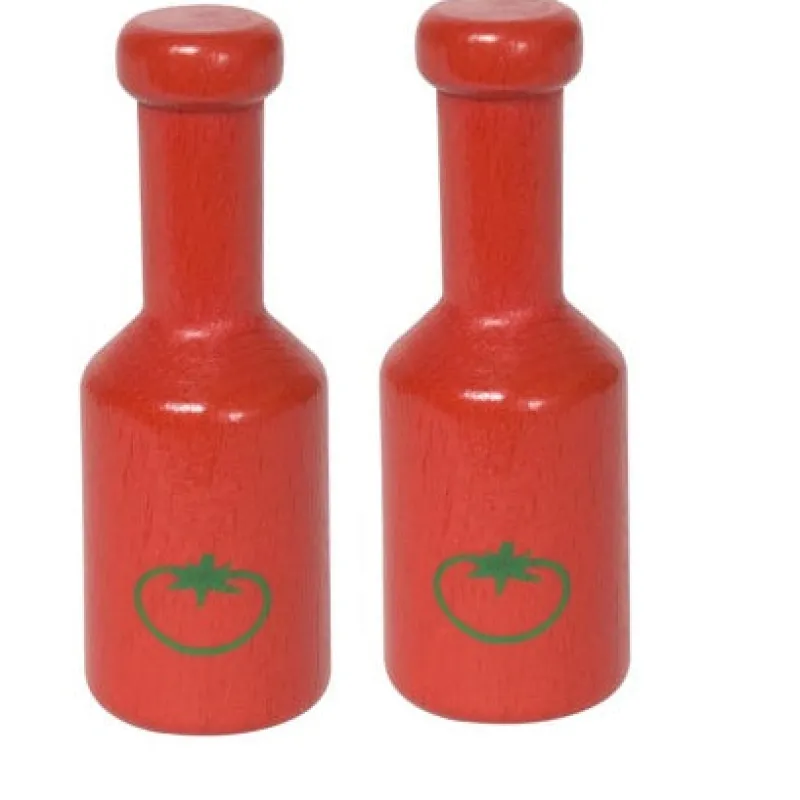 Haba Kitchen / Play Food^Wooden Play Food - Sauce Bottles (2)