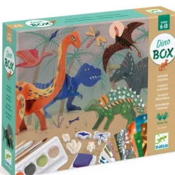 Djeco Art / Craft|Age 9 & 10^World of Dinosaurs Multi Craft Kit