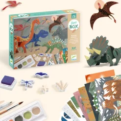 Djeco Art / Craft|Age 9 & 10^World of Dinosaurs Multi Craft Kit