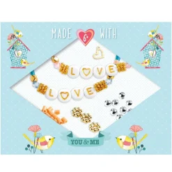 Djeco Hammer / Lace|Age 11 & 12^You & Me Letter Threading Beads