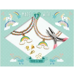 Djeco Hammer / Lace|Age 11 & 12^You & Me Rainbow Kumihimo Beads Set