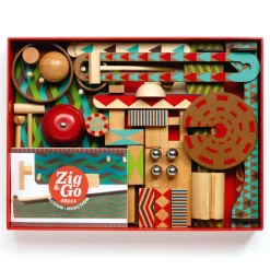 Djeco Stem Toys|Construction^Zig & Go 48pc Action and Reaction Construction Set